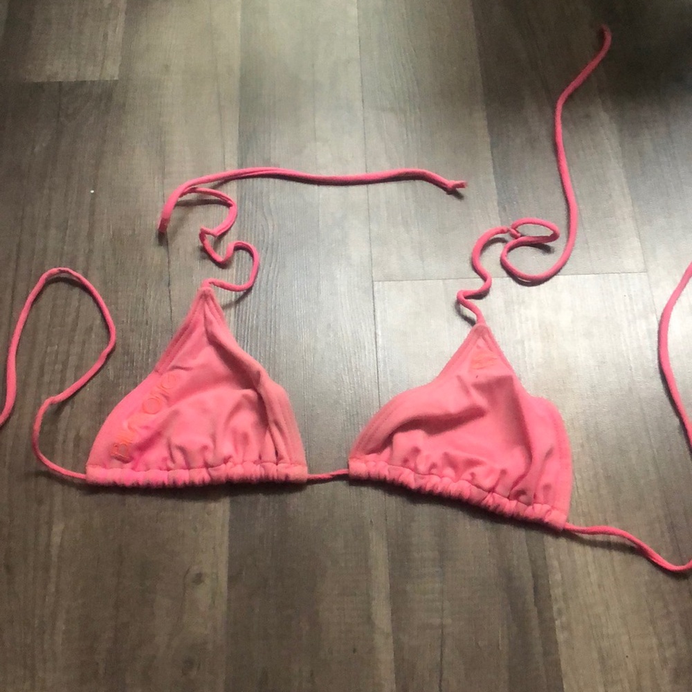 Baby pink billabong suit top